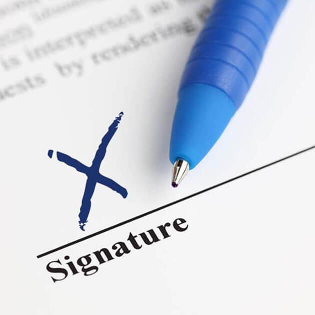 Notary Tip: How to handle a signature by mark